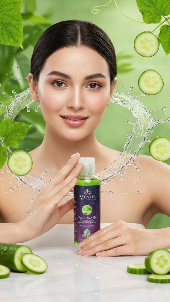 Venus Cucumber Facewash